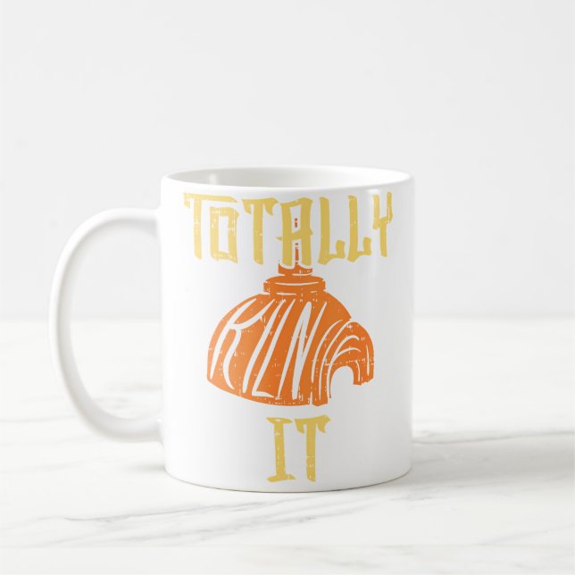 Taza De Café Camiseta Totally Kiln It T Pottery Ceramic Arte de (Izquierda)