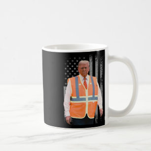 Taza De Café Camiseta Trabajador Camión Basura Presidente Trump