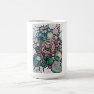 Taza De Café Camiseta Unisex de Arte Neurográfico Abstracto Org