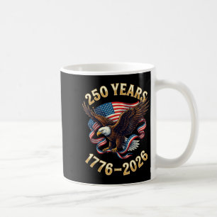 Taza De Café Camiseta USA Aniversario 250 Bandera de América 17
