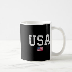 Taza De Café Camiseta Usa Mujeres Hombres Niños Bandera America