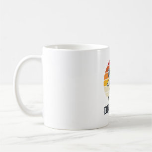 Taza De Café Camiseta Vector de Gafas de Sol de Pato Vintage Pa
