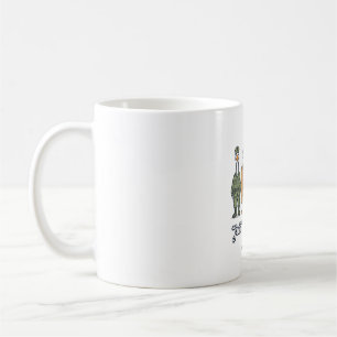 Taza De Café Camiseta Vector Vintage de Alineación de Ganso Pat