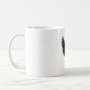 Taza De Café Camiseta vectorial de águila patriótica vintage_1