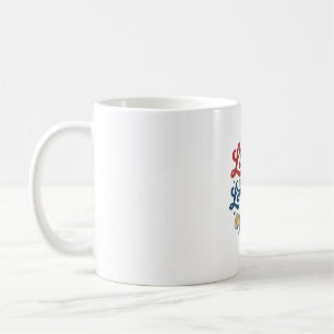 Taza De Café Camiseta Vectorial Patriótica de Limonada y Libert