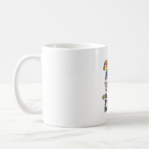 Taza De Café Camiseta vintage arcoíris gnomo del mes del orgull