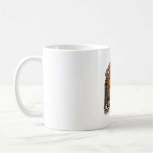 Taza De Café Camiseta Vintage de Halloween Sentimiento de Tempo