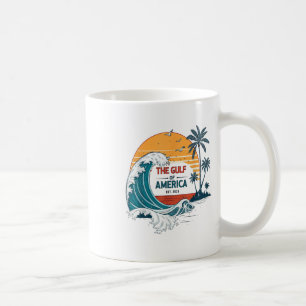Taza De Café Camiseta Vintage Gulf Of Us 2025 Americano Golfo A