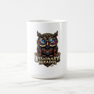 Taza De Café Camiseta Visionary Paradox Owl