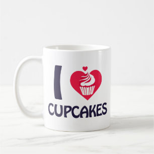 Taza De Café Camiseta Yo amo las magdalenas