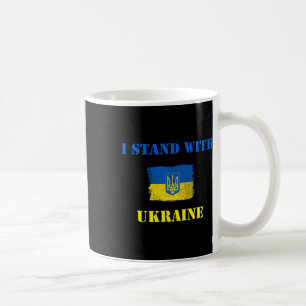 Taza De Café Camiseta Yo Apoyo a Ucrania Bandera Ucraniana Apoy