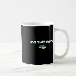 Taza De Café Camiseta Yo Apoyo A Ucrania Hashtag Standwithukrai