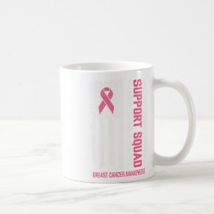 Taza De Café Camisetas contra el cáncer de mama apoyan el cánce