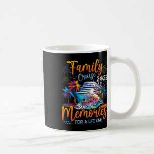 Taza De Café Camisetas de crucero familiar 2025 Creando recuerd