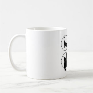 Taza De Café Camisetas de diseño de gatos negros más graciosas