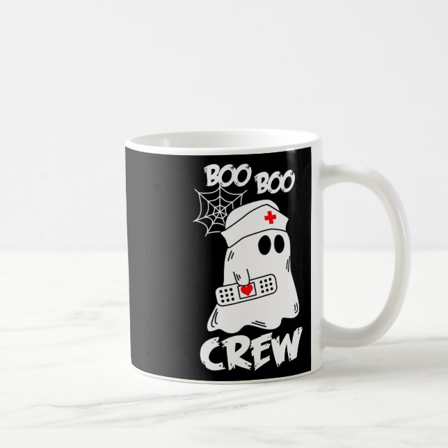 Taza De Café Camisetas de enfermería de Boo Boo Crew Camisetas  (Derecha)