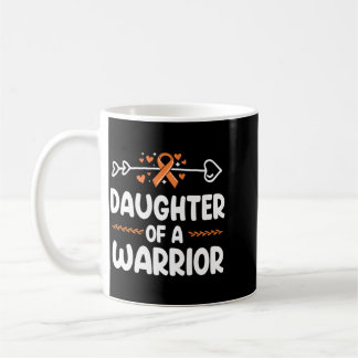 Taza De Café Camisetas Hija De Un Guerrero Cáncer De Riñón