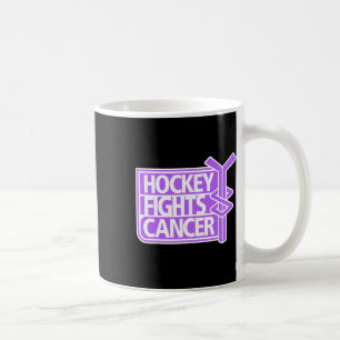 Taza De Café Camisetas Hockey Lucha Contra el Cáncer Adulto Uni