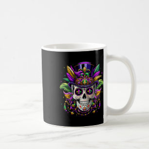 Taza De Café Camisetas Mardi Gras 2025 Hombres Mujeres Calavera