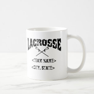Taza De Café Camisetas personalizadas de LaCrosse del estado de