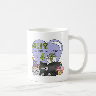 Taza De Café Camisetas y regalos de cumpleaños para el gato Lov