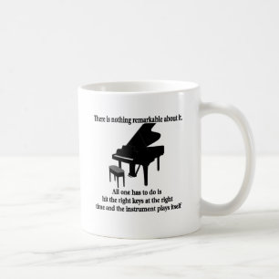Taza De Café Camisetas y regalos del músico del pianista