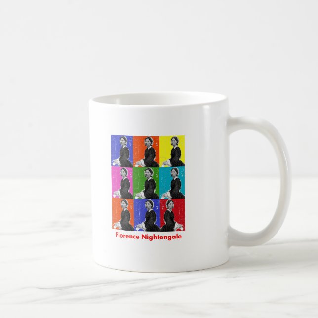 Taza De Café camisetas y regalos del nightengale POPART de (Derecha)