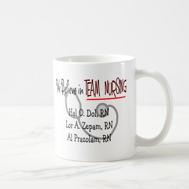 Taza De Café Camisetas y regalos divertidos de la enfermera de (Derecha)