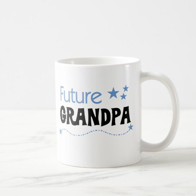 Taza De Café Camisetas y regalos futuros del abuelo (Derecha)