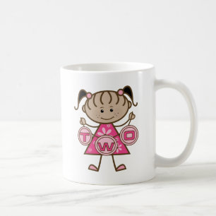 Taza De Café Camisetas y regalos para el segundo cumpleaños de