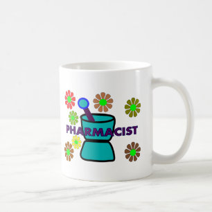 Taza De Café Camisetas y regalos retros de las flores del
