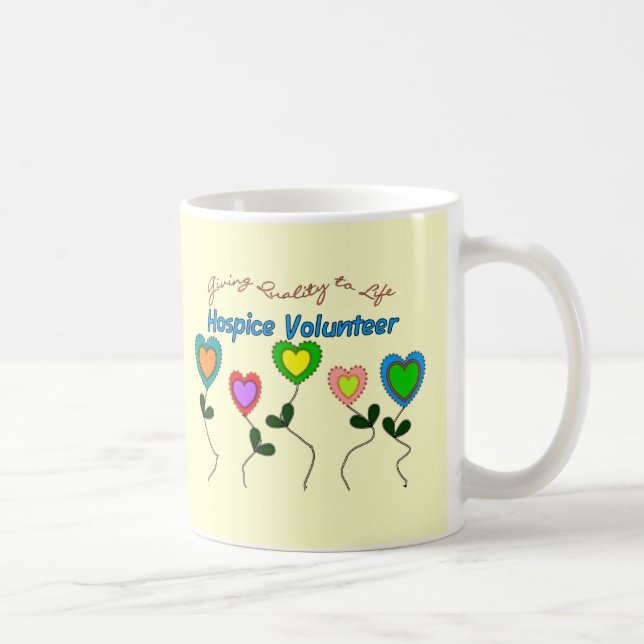 Taza De Café Camisetas y regalos voluntarios del hospicio (Derecha)