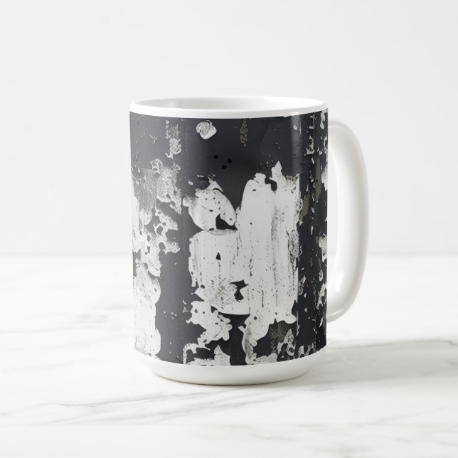 Taza De Café Camo de árbol de invierno (Anverso derecho)