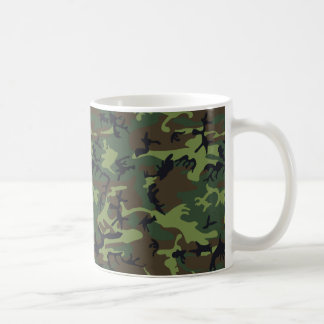 Taza De Café [CAMO-GR-1] Camo verde y marrón