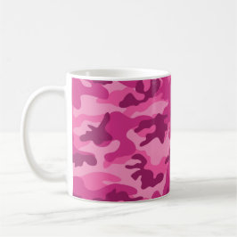 Taza De Café Camo rosado te quiere moderna sí