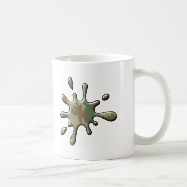 Taza De Café Camo Splat - mySplat.com (Derecha)