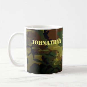 Taza De Café Camo verde