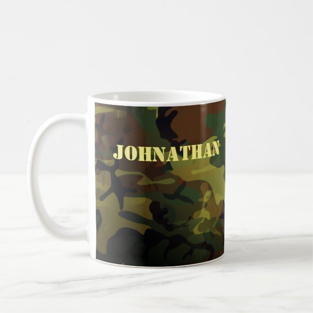 Taza De Café Camo verde (Izquierda)