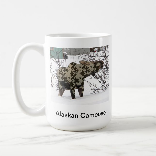 Taza De Café Camouflage Moose (Izquierda)