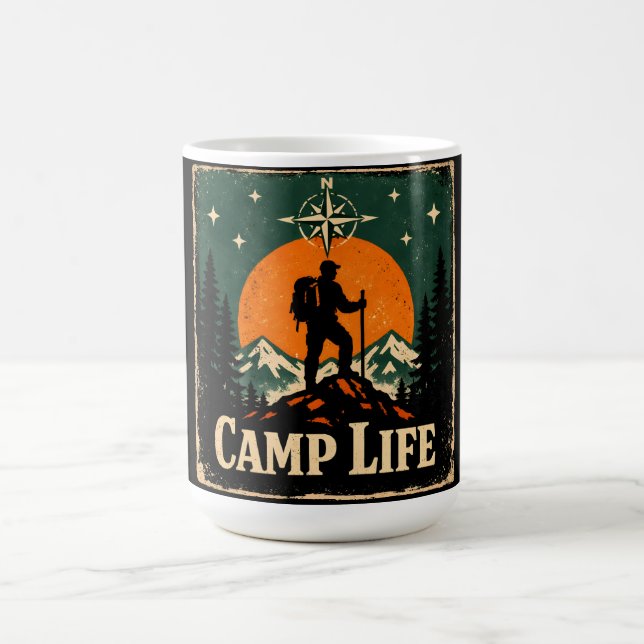 Taza De Café Camp Life – Outdoor Living Nature Pride (Centro)