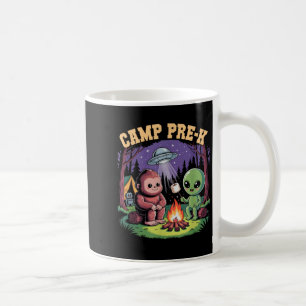 Taza De Café Campamento Cute pre-k Niños Alien Campground Campa