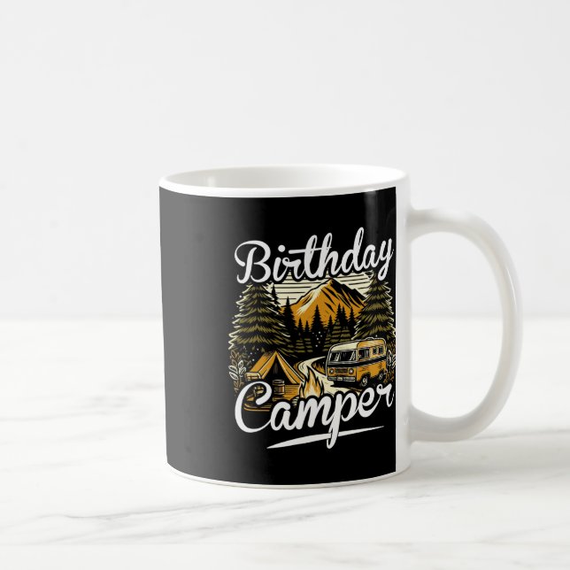 Taza De Café Campamento de cumpleaños  (Derecha)