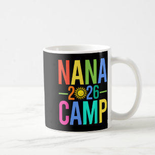 Taza De Café Campamento de Nana 2026 vacaciones familiares de v