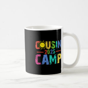 Taza De Café Campamento de primos 2025 Camping Fogata Vacacione