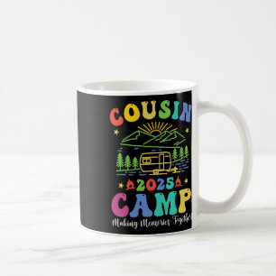 Taza De Café Campamento de primos 2025 Vacaciones familiares Ca