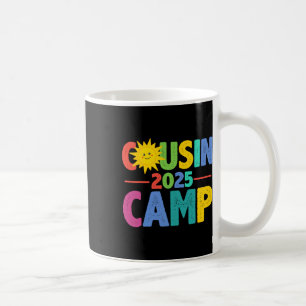 Taza De Café Campamento de primos 2025 Vacaciones familiares Ca