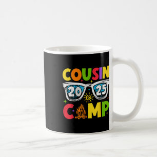 Taza De Café Campamento de primos 2025 Vacaciones familiares Ca