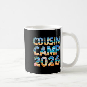 Taza De Café campamento de primos retro 2026 tripulación vacaci