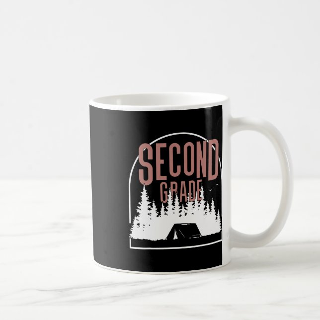 Taza De Café Campamento de segundo grado de profesor de campame (Derecha)