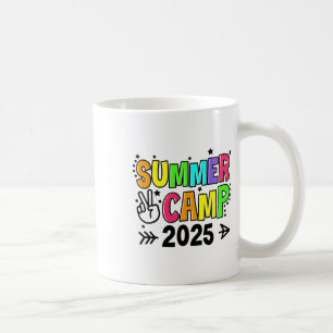 Taza De Café Campamento de Verano 2025 Camping Fogata Vacacione